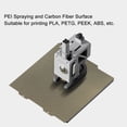 thumbnail image 3 of Cama De Impresión De Fibra De Carbono PEI, Fuerte Adherencia Placa De Construcción De Doble Cara De 184x184 Mm Buena Compatibilidad Acero Para Resortes Sin Deformación Para, 3 of 7