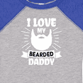 thumbnail image 4 of Inktastic I Love My Bearded Daddy for Fathers Day Boys or Girls Baby Bodysuit, 4 of 5