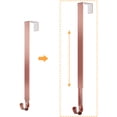 thumbnail image 4 of Adjustable Over Door Wreath Hanger for Front Door, 15.3"-25.5" Length Door Hanger for Large Wreath, Copper, 4 of 6