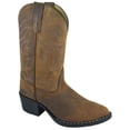 thumbnail image 1 of Bota de vaquero para niños Dakota Brown Distress Leather para niños - Talla EE. UU.: 6 Smoky Mountain Boots 3530Y-6R, 1 of 1