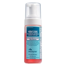 Hibiclens Antiseptic Antimicrobial Skin Cleanser - Gentle antiseptic 4oz Foam Pump (1 pack)