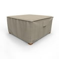 thumbnail image 1 of Budge P4A01PM1 Anglais Jardin Carré Patio Table Pouf Housse Robuste et Imperméable, Grand, Bronzage Bicolore, 1 of 1