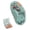 Bean Paste Green, variant on Transparent Tri-Mode Wireless Mouse with USB & Type-C Receivers, Rechargeable 400mAh, Silent Click, Magnetic Cover for MacBook Laptop iPad