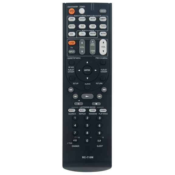 New RC-710M Replace Remote for Onkyo AV Receiver HT-S7100 TX-SR606 TX-SR606S