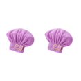 thumbnail image 1 of Toystoory Toalla absorbente para el cabello para un secado rápido y eficiente, toalla para el cabello de secado rápido, fácil de felpa, color violeta claro 29*30 2Conjunto, 1 of 6