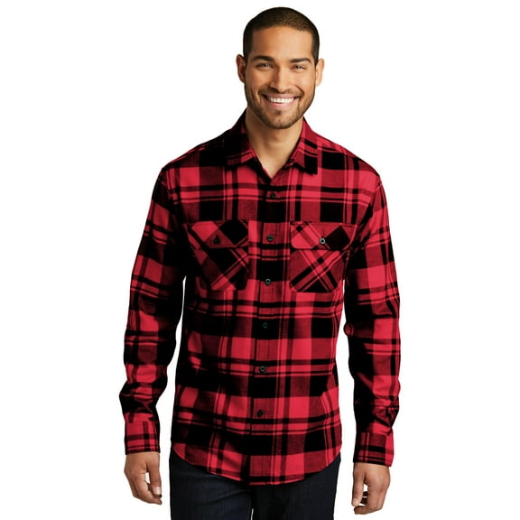 Plaid Flannel Shirt W668