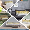 thumbnail image 6 of Yellow Eucalyptus Leaves Body Pillow Covers 20"x60", Spring Floral Summer Botanical Soft Brushed Microfiber Breathable Throw Pillow Covers, Pillowcase with Zipper for Couch Sofa Bedroom Living Room, 6 of 9