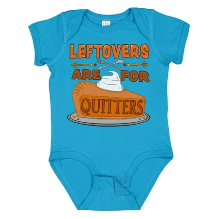 

Inktastic Leftovers Are for Quitters with Pumpkin Pie Gift Baby Boy or Baby Girl Bodysuit