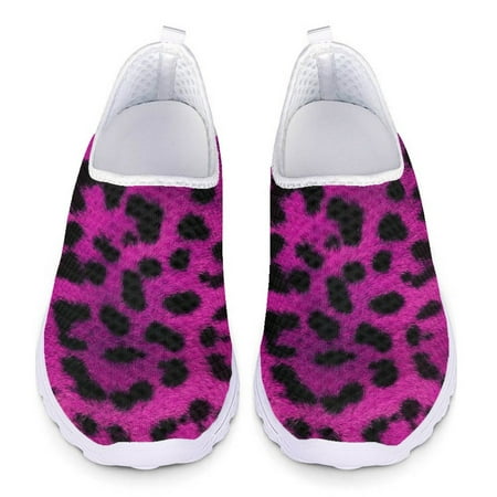 

Leopard Print Mesh Loafers Women Big Size Slip On Sneakers Mesh Ladies Casual Shoes Summer Sport Jogging Shoes Woman Flats 2024