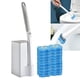 thumbnail image 4 of Cepillo desechable para inodoro, cepillo para inodoro, depurador montado en la pared para baño 20 océanos Macarena  Cepillo de baño desechable, 4 of 8