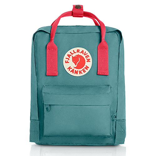 fjallraven kanken green and pink