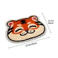 thumbnail image 3 of Fiudx Alfombra de Gatos Naranjas, Suave Cachemira Sintética, Diseño Muy Absorbente, Acogedora Manta de Noche, Versátil para Baño y Dormitorio, Materiales Ecológicos, Fácil de Limpiar, Tamaño 50 X 80, 3 of 7