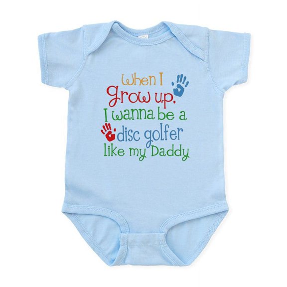 CafePress - Disc Golfer Like Daddy Infant Bodysuit - Baby Light Bodysuit, Size Newborn - 24 Months