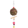 thumbnail image 1 of Miangastore Parrot Chewing Toy Parrot Bite Toy Rattan Ball Indoor Fun 1Pack, 1 of 9