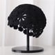 thumbnail image 3 of Xiao Hua Gorro de ganchillo suave para mujer y niña, de punto liso, hueco (gris oscuro), 3 of 5