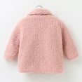 thumbnail image 4 of Mercatoo Girls Fl𝐞ece Jacket Winter Fuzzy Flannel Sherp 1 𝐂hunky Button Down Coat Kids Toddler Long Sleeve Wool Thermal Clothes, 4 of 9