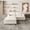 White, variant on bokifol Cloud Sofa 79 Inch Loveseat,Modern Sectional Couch with Removable Washable Covers,2-Seats Sofa for Living Room Bedroom and Apartment,White