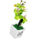 thumbnail image 4 of KAKOWELY Bonsái de orquídea polilla artificial para decoración de escritorio, flor artificial en maceta, planta en maceta simulada, 4 of 5