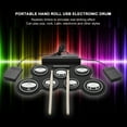 thumbnail image 5 of BLEEUS Electronic Drum Set With Drum Pedals And Sticks Electric Drum Pad Gift For Musical Instruments Supplies (A), 5 of 8