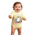 thumbnail image 5 of Toddler Girl Boy Halloween Outfit Long Sleeve Crewneck Bubble Romper Baby Boy Girl Fall Clothes, 5 of 8