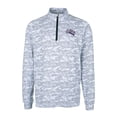 thumbnail image 2 of Men's Cutter & Buck Charcoal Stephen F Austin Lumberjacks Vault Big & Tall Traverse Camo Print Stretch Quarter-Zip, 2 of 3