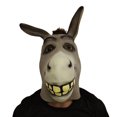 thumbnail image 1 of Disfraz de cosplay de Halloween con forma de burro de Mask Shreks, de látex, para adulto, 1 of 1