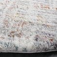 thumbnail image 3 of SAFAVIEH Berber Shag Clover Abstract Area Rug, Blue Rust/Ivory, 4'5" x 4'5" Square, 3 of 8