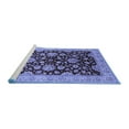thumbnail image 2 of Ahgly Company Machine Washable Indoor Round Oriental Blue Traditional Area Rugs, 8' Round, 2 of 4