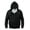 Black, variant on Rothco 6341 Men Thermal Lined Full-Zip Hoodie, Black - Small