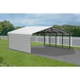 thumbnail image 3 of Arrow 20 x 20 x 7 ft Eggshell Carport With 1 Side Wall Kit, 3 of 15
