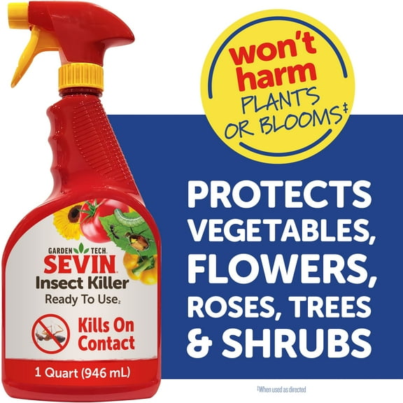Sevin Ready-to-Use Trigger Spray Insect Killer, 1 Qt. Bottle Liquid