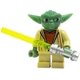 thumbnail image 1 of Minifigura LEGO Star Wars Clone Wars: Yoda con espada láser, 1 of 1