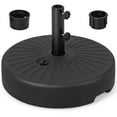 thumbnail image 1 of Gymax Support de Base Rond Remplissable pour Parasol de Patio 19,5 Pieds' Poteau Robuste 1,5 Pieds'/1,9 Pieds', 1 of 10