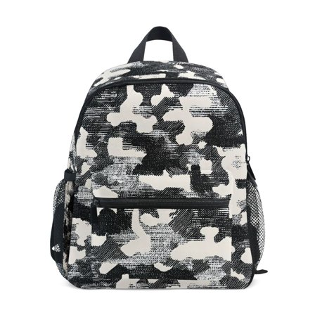 ALAZA Camouflage Black School Backpack Small Bookbag Mini Bags