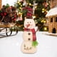 thumbnail image 3 of Muñeco de Blanco de Navidad Colgando de Colección con Bufanda con Capucha Figuras de Felpa para Habitación de Niños Chimenea Ventana D , 15cmx13cmx35cm Gloria Figura de muñeca, 3 of 8