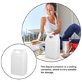 thumbnail image 2 of Milisten Liquid Container Camping Water Jug Oil Storage Bottle Chemical Container with Lid 5L, 2 of 6