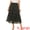 Black A, variant on Women's Chiffon Tiered A-Line Maxi Skirt M White A