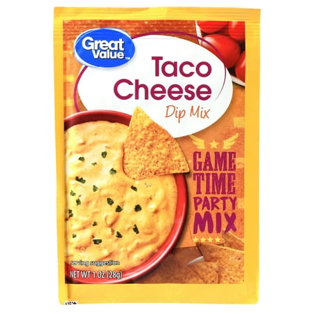 Great value dip mix, taco cheese, 1 oz (5 Pack)