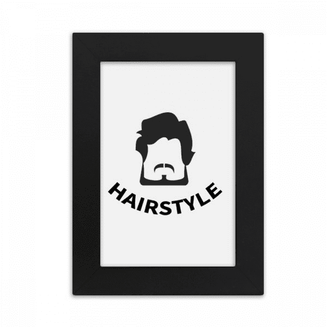 Square-haired Beard Hair Art Deco Fashion Desktop Photo Frame Picture Display Art Painting Exhibit
