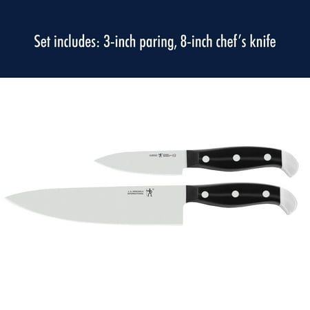 Henckels Statement 2-pc Chef's Knife Set - Black