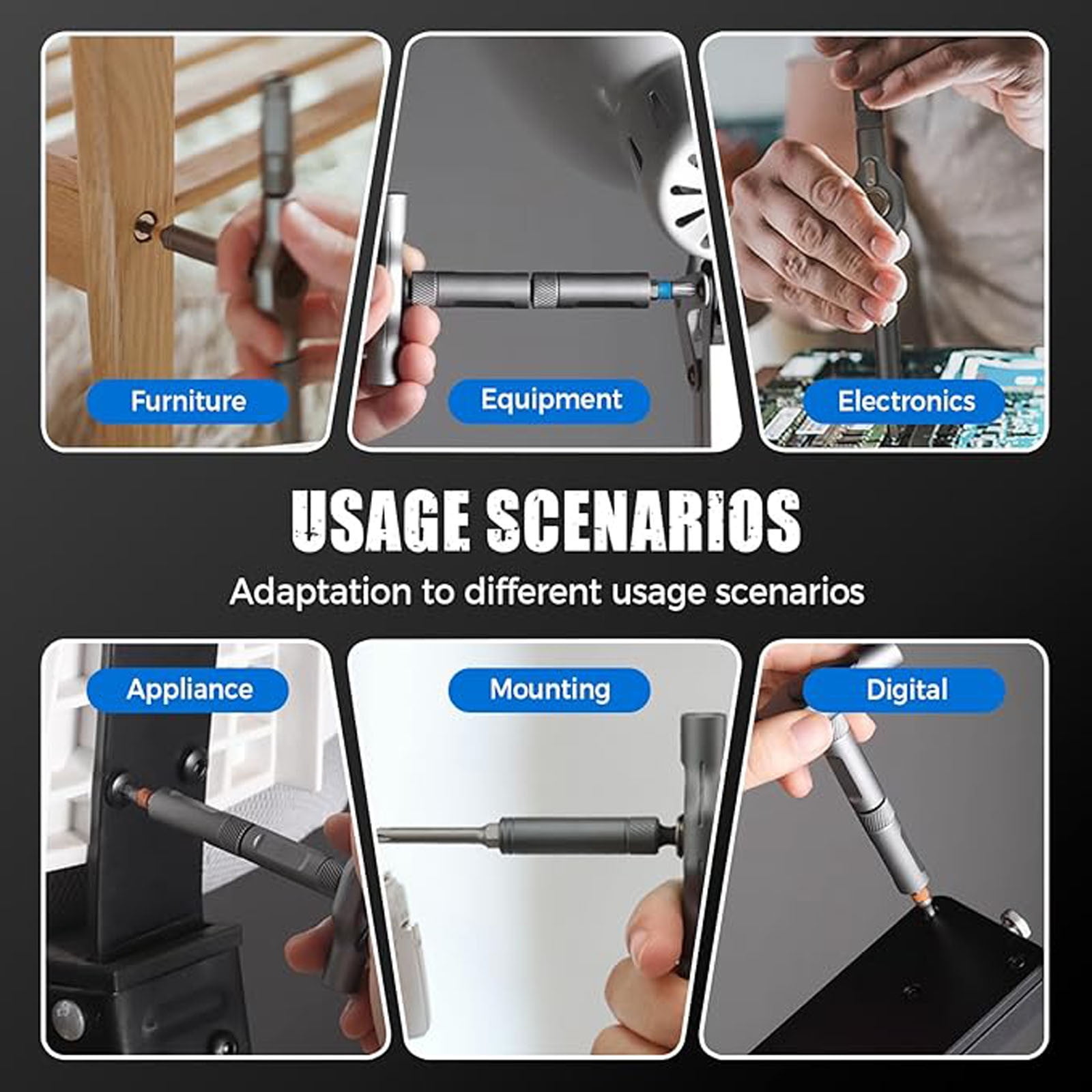 42-in-1 Magnetic Screwdriver Set with Detachable Ratchet Handle,Steel Bits for Various Screw Types,Portable Storage Case for DIY Repair and Assembly Tasks