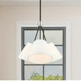 thumbnail image 3 of 40563-04 Livex Lighting Prato - 3 Light Chandelier in Modern Style - 21 Inches wide by 20.5 Inches high-Black Finish    -Traditional Installation, 3 of 10
