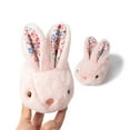 thumbnail image 6 of Sogetch Toddler Boys Girls Cute Bunny Slippers Kids Warm Fuzzy Bedroom House Shoes, 6 of 9