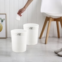Hwkond Trash Can Kitchen Trash Can Pressure Household Kitchen Large Plastic Basket Bedroom Bathroom Classification Small Trash Bucket Up to 50% Off