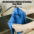 thumbnail image 5 of Usloyux Absorbent Non-Stick Kitchen Cleaning Cloths, Thickened Peplum Dish Towels for Dishes Countertops Appliances, Reusable Durable Dishcloths, House Cleaning Wipes for Sink Stove Cabinets, 5 of 6