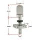 thumbnail image 4 of DQrwqpou Tornillo Aleta Tabla Surf Acero Inoxidable Pernos Aleta Surf Reemplazo Placa Aleta (1 Ud.), 4 of 6