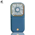 thumbnail image 2 of PULLIMORE Necklace Mini Fan Hands-Free Portable Fan USB 3 Speeds, Folding Electric Cooling Fan Handheld Fan (Blue), 2 of 8