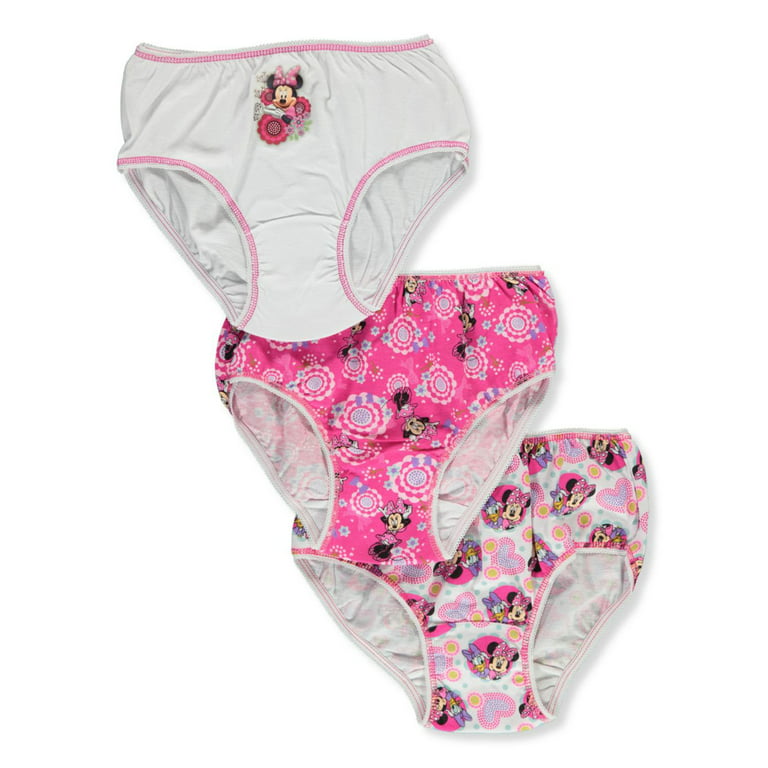 Disney Minnie Mouse Girls' 3-Pack Panties - multi, one size