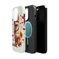 thumbnail image 2 of DistinctInk Tough Case for Apple iPhone 15 Pro MAX (6.7" Screen), Compatible with MagSafe Charging - Valentine's Day Norwegian Buhund, 2 of 6