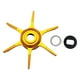 thumbnail image 5 of Accesorio de arrastre Star para carrete de pesca, modificado, práctico, resistente, de repuesto, con llave de descarga de freno, ligero, de metal de Oro, 5 of 8